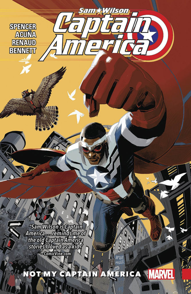Cómic de Sam WIlson como Capián América