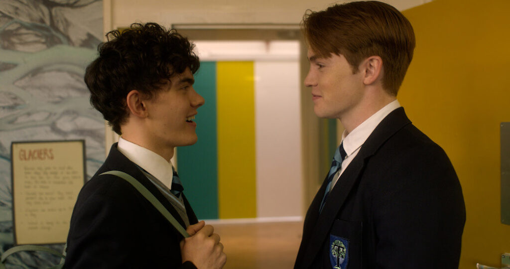 Joe Locke y Kit Connor en Heartstopper 2